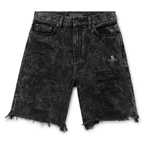 Pantalones Cortos de Mezclilla Casuales para Hombre, Estilo Lavado, con Botones y Bolsillos, Largura hasta la Rodilla, Estilo Urbano de Verano 2026 - Product Image 3