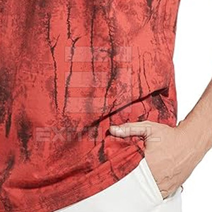 เสื้อยืดพิมพ์ลายผ้าผสมไนลอนและคอตตอนเนื้อแน่น ระบายอากาศได้ดี สำหรับผู้ชาย ปี 2026 รับผลิตเสื้อผ้าสตรีทแวร์พร้อมโลโก้ OEM ขายส่งจำนวนมาก - Product Image 6