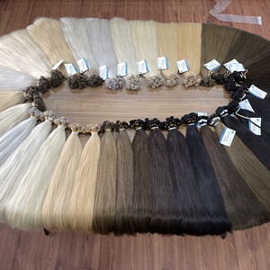 Vente de Noël Cheveux vietnamiens tissés à la main Extensions de cheveux Remy Cheveux humains colorés Sans perte de cheveux Sans nœuds Très soyeux - Product Image 2