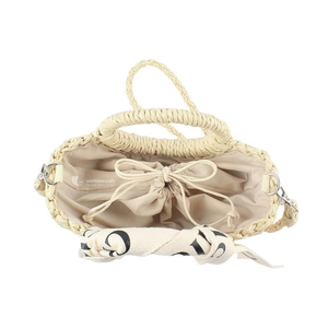 Bolso de Mano de Cuerda de Papel, Bolso Bandolera Tejido en Forma de Media Luna, Bolso de Paja Bohemio Chic para Mujer - Viettimecraft - Product Image 2
