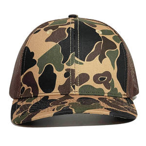 Gorra Trucker de Malla de 6 Paneles con Cierre Ajustable, Diseño Camuflaje Marrón Personalizado - Product Image 6