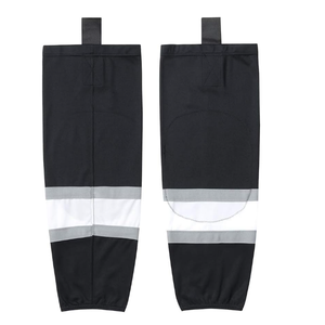 Red Striped Knee High Basketball Socks Breathable Spandex Polyester <b>Leg</b> <b>Warmers</b> for Adults Winter Sport Wear - Product Image 3