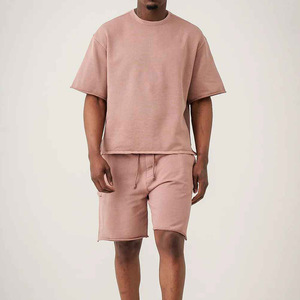 Conjunto de Camiseta y Pantalones Cortos de Playa de Algodón de Alta Calidad, Nuevo, Moderno, con Estampado a la Moda - Product Image 6