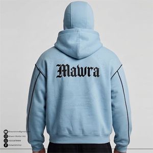 Sweat à capuche Ninja personnalisé unisexe 100% coton doublé Sherpa chaud d'hiver zippé brodé écologique style streetwear doux - Product Image 4