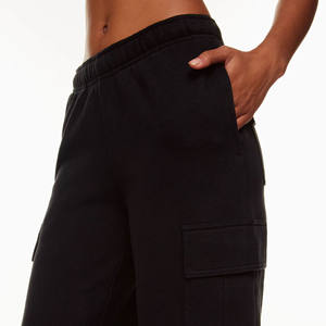 Pantalon cargo en coton pour femme, taille haute, coupe régulière, respirant, coupe-vent, confortable, élégant, streetwear, hiver, tie-dye - Product Image 4