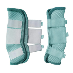 Bottes de protection pour les jambes des chevaux, couleur unie, tissu en maille respirant pour la protection des jambes des chevaux - Product Image 2