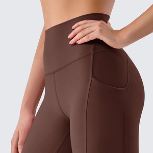 Leggings pour femmes de bonne qualité, leggings pour femmes avec logo personnalisé, leggings pour femmes unis, à prix raisonnable - Product Image 2