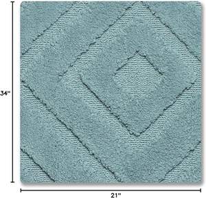 Alfombra de Baño de Lujo para Bañera y Ducha, Alfombra de Microfibra Suave y Absorbente, Alfombra de Baño Antideslizante, Alfombra de Baño Afelpada - Product Image 6