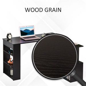 Scrivania Ergonomica Regolabile in Altezza per Ufficio/Gaming con Libreria in Acciaio Inossidabile e Legno (MDF) - Product Image 6