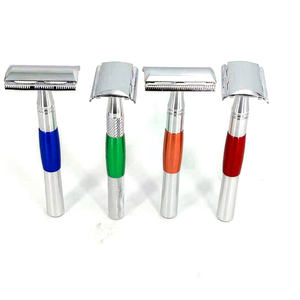 Maquinilla de Afeitar de Seguridad Profesional de Alta Calidad de Acero Inoxidable con Doble Hoja para Hombre, para Afeitar Cara/Cuerpo/axilas, No Desechable - Product Image 5