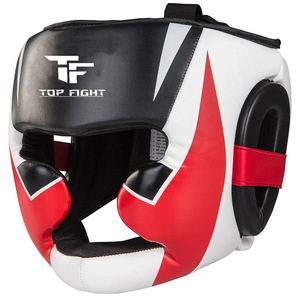 อุปกรณ์ป้องกันศีรษะสำหรับชกมวย Top Fight หนังแท้ ปรับแต่งได้ พร้อมสกรีนโลโก้ส่วนตัว - Product Image 5