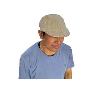 Eco Craft Handcrafted Eco-friendly Men's <b>Flat</b> Cap Newsboy <b>Hat</b> Breathable Spring Summer Casual Party Beach Handmade Ivy <b>Hat</b> - Product Image 1