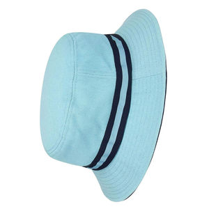 Sombrero de Pescador a Rayas de Algodón Premium, Unisex, para Exteriores, Protección Solar, Logotipo Personalizado, Fabricante OEM ODM, Proveedor de Fábrica - Product Image 1