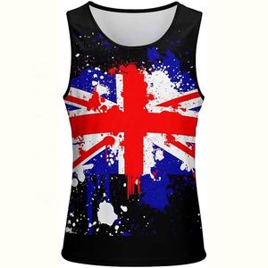 Levage Stringer débardeur concevoir votre propre impression par sublimation décontracté impression personnalisée en gros Yoga Stringer gilet de course pour hommes - Product Image 2