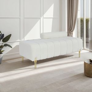 YR2134-BG Divani in Velluto Teddy Beige per Soggiorno - Product Image 5