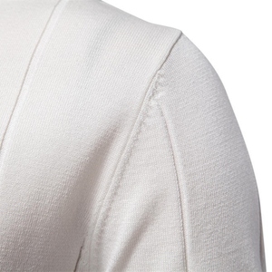 Men's Business Casual Polo Shirt Anti Pilling Viscose Polyester Knitted Fabric Turn <b>Down</b> Collar Custom Front Logo Solid Color - Product Image 4