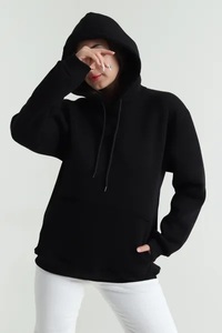 OEM Custom Plus Size Waterproof Hooded Sweatshirt Puff Print Crop <b>Top</b> <b>Woolen</b> Adult Women's Plain Cotton French Terry Autumn - Product Image 4