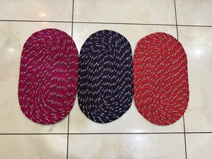 Tapis en coton tressé fait main en gros pour salon, chambre à coucher, décoration intérieure, taille personnalisée - Product Image 2