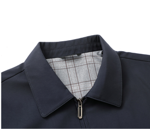 Chaqueta Ligera de Lujo para Hombre, Estilo Universitario, con Capucha, Resistente al Viento, para Primavera, 100% Poliéster, Color Sólido, Cómoda - Product Image 2