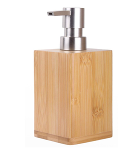 Ensemble de salle de bain en bois naturel, distributeur de savon et porte-brosse à dents/porte-dentifrice, finition brillante, artisanat, prix avantageux - Product Image 3
