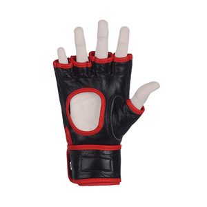 Guantes de Boxeo MMA Profesionales con Logotipo Personalizado, de Cuero PU, Personalizados para Entrenamiento de Muay Thai, Medios Dedos, Antideslizantes y Transpirables - Product Image 1
