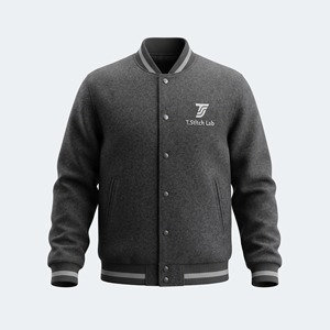Veste universitaire unisexe de qualité supérieure, en toile enduite écologique, coupe-vent, pour usage extérieur, style formel, streetwear, logo personnalisé - Product Image 5