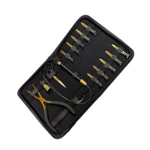 Kit de Extensiones de Cabello Color Dorado Titanio, Juego Completo de Accesorios para Extensiones de Cabello para Salón de Belleza, Extensiones de Cabello Profesionales - Product Image 6
