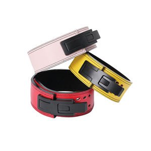 Cinturones de Gimnasio de Cuero Vacuno de Longitud Personalizada, Transpirables y Duraderos, para Hombres y Mujeres, con Hebilla de Acero, para Fitness, Levantamiento de Pesas, Powerlifting y Sentadillas - Product Image 2