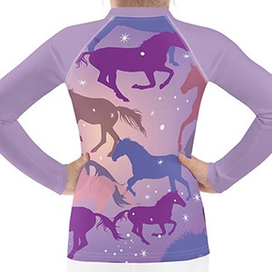 เสื้อขี่ม้าสำหรับเด็กผ้าเทคนิคแห้งเร็วเสื้อขี่ม้าปรับแต่งได้ - Product Image 6