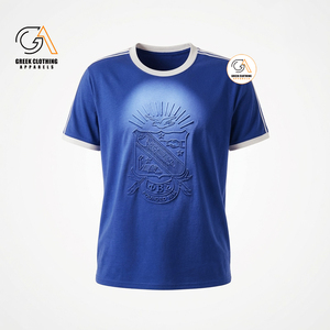 เสื้อยืดปักลาย Phi Beta Sigma สีน้ำเงิน แขนสั้น ทรงปกติ สำหรับผู้ชาย ระบายอากาศได้ดี เป็นมิตรกับสิ่งแวดล้อม ผลิตจากโพลีเอสเตอร์/คอตตอน 100% - Product Image 6