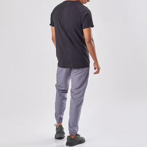 T-shirt à manches courtes pour homme, coupe classique, lavé, séchage rapide, imprimé par transfert thermique, sportif, col rond, tricoté en polyester, écologique - Product Image 4