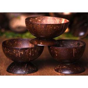 Tazón de coco, cuchara, tenedor, tazón de coco con ángulo de bajo precio - Product Image 3