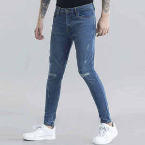 Pantalones Vaqueros de Hombre de Secado Rápido de la Mejor Calidad, Corte Ajustado, Precio Bajo, Tela Cómoda, Pantalones Vaqueros de Mezclilla para Hombre - Product Image 3