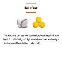 Máquina profesional de béisbol para ejercicio de bateo