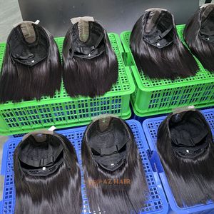 Pelucas de Cabello Humano Virgen Vietnamita al por Mayor, 12 Pulgadas Disponibles, Cutícula Alineada, Liso Extremo, Pelucas Frontales de Encaje Suizo 2x6 - Product Image 4