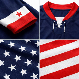 Fabricant pakistanais d'uniformes de hockey sur glace surdimensionnés pour les jeunes, vêtements de sport, uniforme de hockey sur glace avec pantalon numéro 18 - Product Image 6