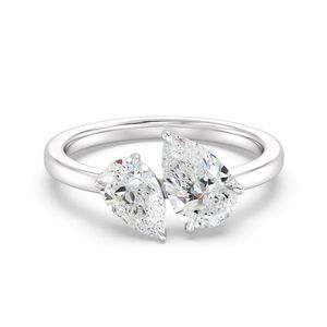 Bague double poire Toi et Moi - Product Image 3