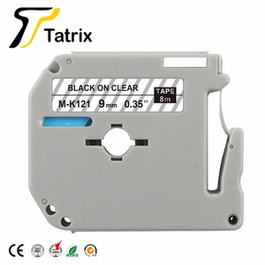 Ruban adhésif compatible Tatrix M-K221 M-K621 M-K421 M-K921 9mm*8m pour imprimantes <span class=keywords><strong>Brother</strong></span> PT-65 70 <span class=keywords><strong>80</strong></span> 90 M95 - Product Image 3
