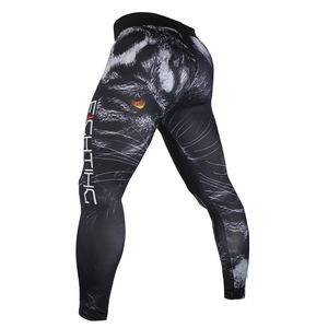 Ensemble short et rashguard pour homme, compression, séchage rapide, extensible, polyester écologique, logo personnalisé pour BJJ MMA Grappling - Product Image 2