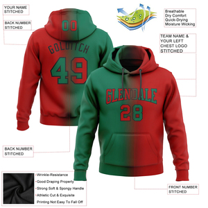 Red Green Color Men's Street Style Hoodies Breathable Quick Dry Heavyweight Men's Sportswear Jogging Hoodies For Adult's - Product Image 2