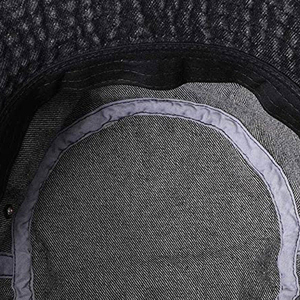 Chapeau Bob en Denim Unisexe Gris Délavé Décontracté Printemps-Été Adulte 56-58CM - Product Image 5