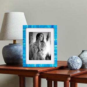 Cadre en os incrusté fait main de luxe |   Décoration de table design - Product Image 2