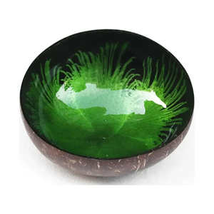 Bol décoratif en noix de coco laqué fait main, prix de gros, pour desserts, bonbons, ou comme porte-clés, fabriqué au Vietnam - Product Image 3