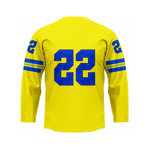 Maillot de hockey sur glace personnalisé pour homme 2026 – Lettres brodées, service OEM, manches longues, grandes tailles - Product Image 2