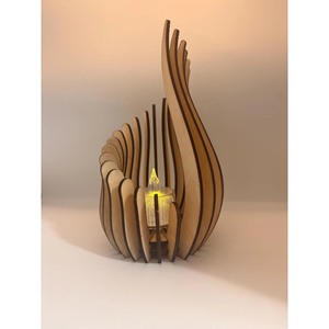 Portavelas de Madera de Forma Elegante, Ecológico, Decoración para el Hogar, Linterna - Product Image 6