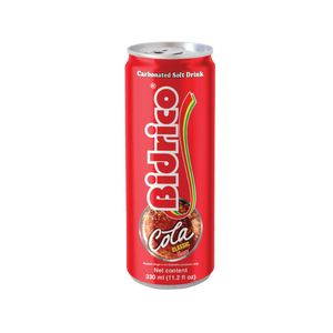 Bidrico 330ml Cola Soda Vietnam Venta al por mayor de refrescos bajos en grasa con sabor a fruta Bebidas carbonatadas - Product Image 1