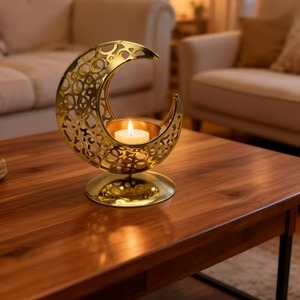 Centro de Mesa Halo Light para Ramadán – Adorno Artístico en Forma de Luna Creciente para Esquinas Festivas Decoradas - Product Image 4