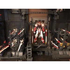Accessoire de diorama de hangar à l'échelle 1/144 pour véhicules de levage de cockpit, équipement de scène de base pour modèles Gundam MG HG RG - Product Image 3