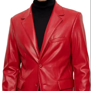 Wholesale Custom Genuine Leather Coats for Men Vintage Style Long Leather Jacket Black Real Leather Overcoat - Product Image 1