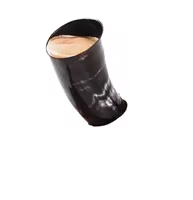 Jarra de Cerveza Viking Horn, Estilo Animal, Material Orgánico, Portátil, con Soporte de Madera, para Bodas, Hogar, Hotel, por MULTI CRAFT - Product Image 5